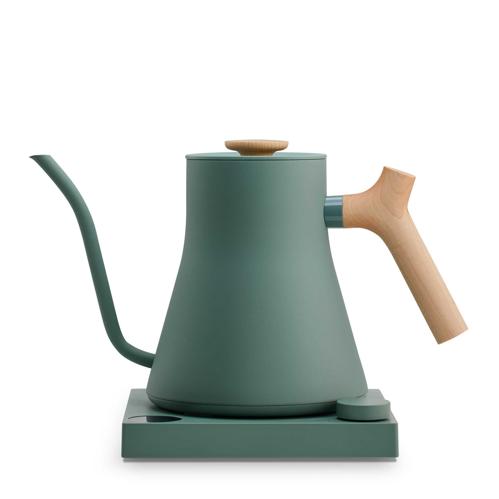 Fellow Stagg EKG Pro Electric Kettle - Smoke Green w/ Maple