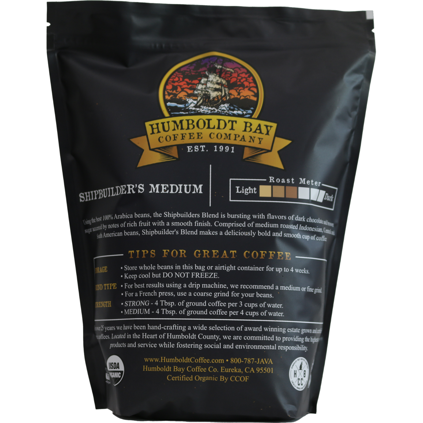 organic medium roast, costco item #1025685, 2 pound bag, pink shipbuilders bag